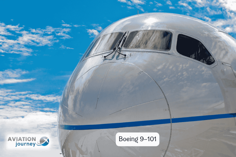 Boeing 9-101 aircraft parked on airfield
