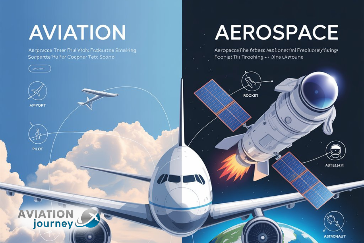 aerospace vs aviation key differences in careers and technology