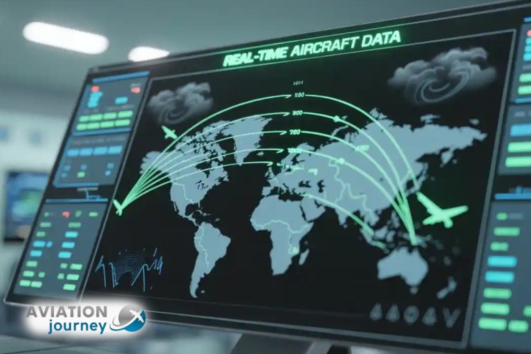 Flight-vector-dashboard-in-modern-aviation-cockpit-displaying-route,-speed,-and-navigation-data