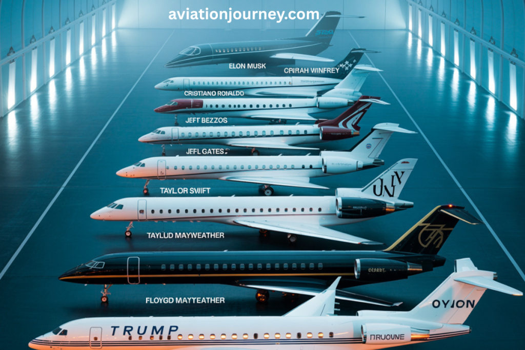 private jets owned by celebrities